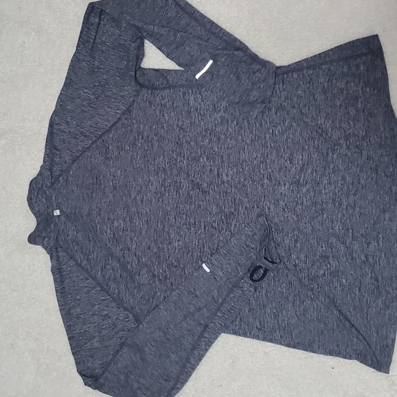 NIKE DRI Fit purple Performance Shirt. Xl. Half Zip. Thumb Holes - Picture 5 of 12